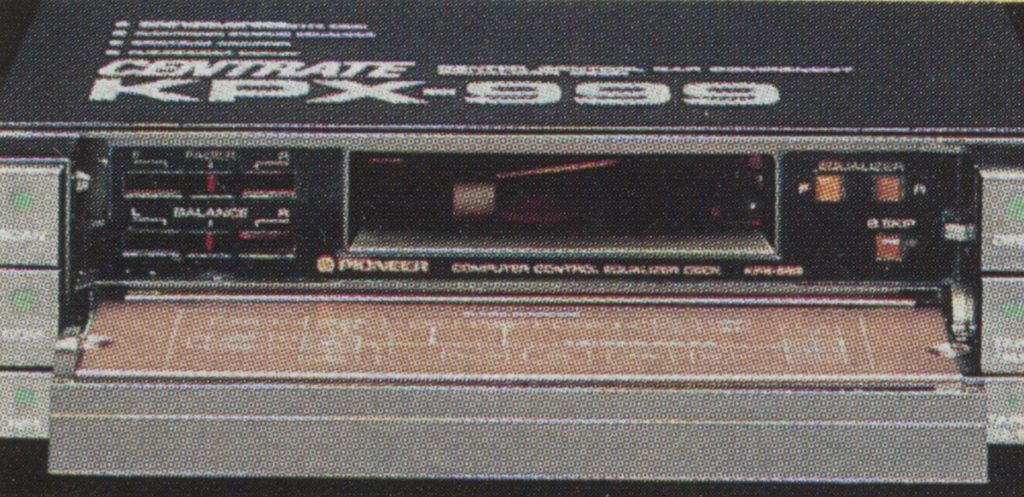 Vintage Pioneer KPX-999 cassette player with computer control equalizer and balance adjustments for superior audio quality.