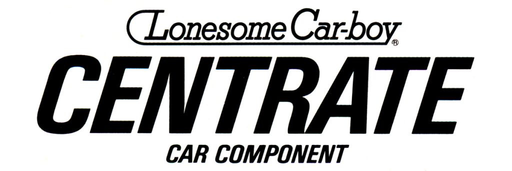 Lonesome Car-boy Centrate car component logo emphasizing automotive parts branding and design.