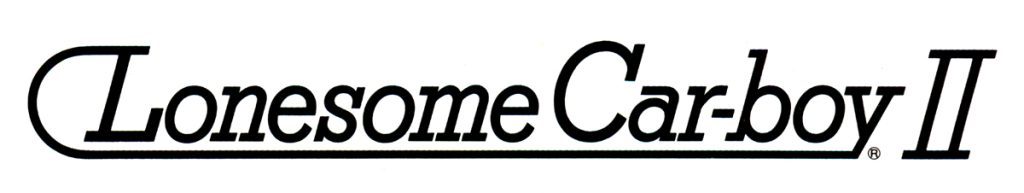 Lonesome Car-boy II logo in black font against a white background, with a stylized design for the word 'Lonesome'.